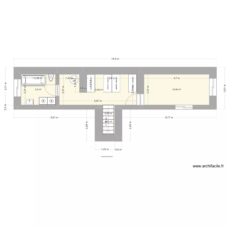 test 1. Floor plan with 