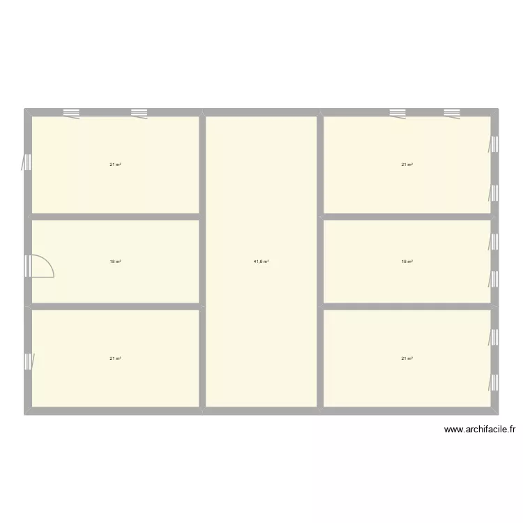 AFGHANISTANE SXWXSQ. Floor plan with 7  and 162 m²