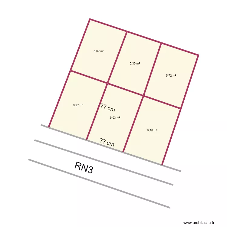 parcelle claude rumonge. Floor plan with 