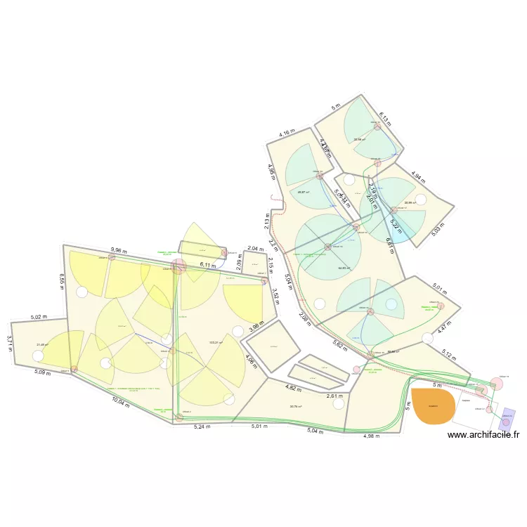 Къща Пещера - Двор - Поливна - no qoutes. Floor plan with 15 and 584 m² Къща Пещера - Двор - Поливна - no qoutes. Floor plan with 15 and 584 m²