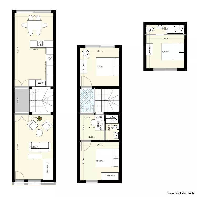 3 Ring Terrace trad. Floor plan with 11 and 96 m² 3 Ring Terrace trad. Floor plan with 11 and 96 m²