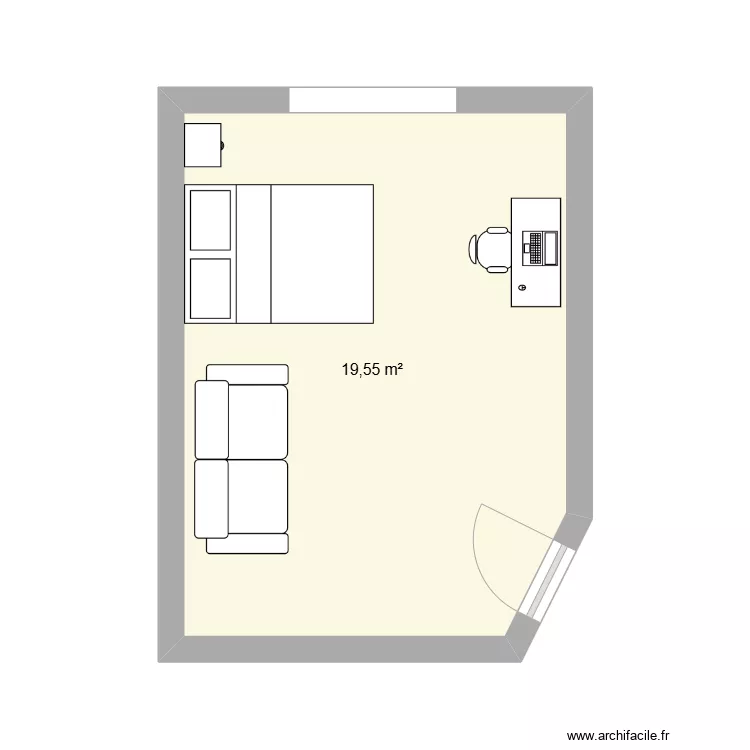 ChambreRayan. Floor plan with 