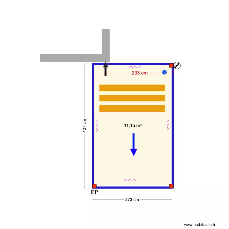 Dietrich CASCAIS. Floor plan with 