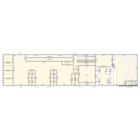 Temp warehouse with shop and offices / 35m x 12m warehouse