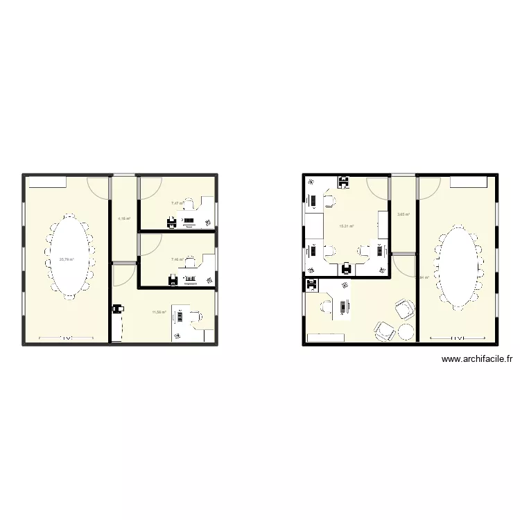 Chalet 1st Floor Option 2. Floor plan with 