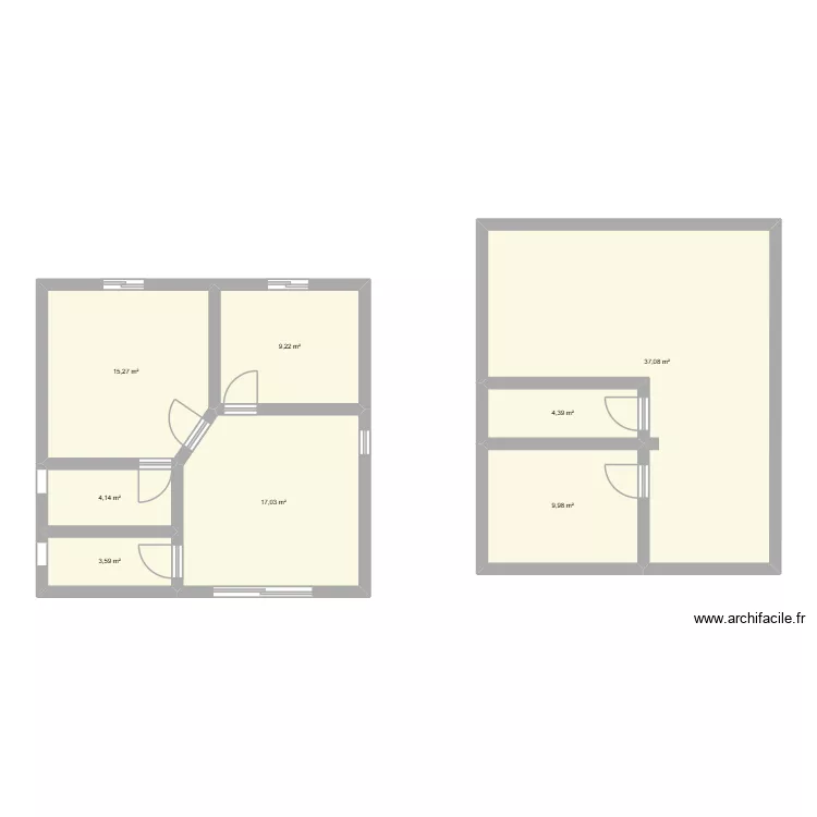 casa1. Floor plan with 8  and 101 m²