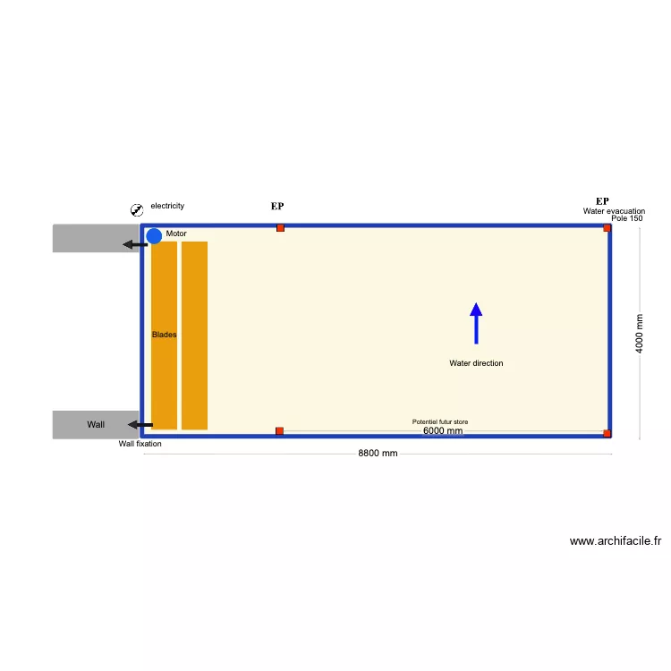 Joe Mc Caughran. Floor plan with 1 and 34 m² Joe Mc Caughran. Floor plan with 1 and 34 m²