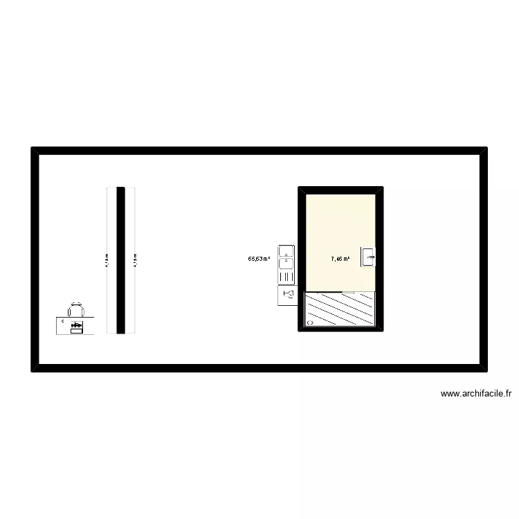 home 1. Floor plan with 