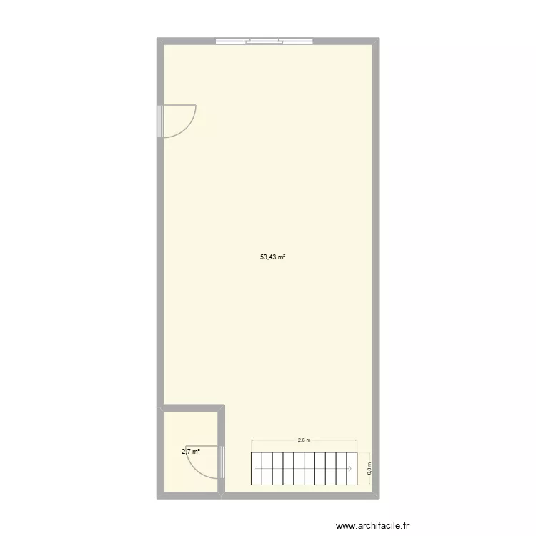 Croquis.archifacile 3. Floor plan with 4  and 112 m²