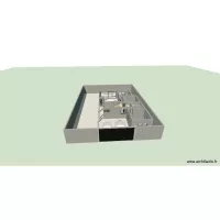 Plan Rez de chaussée avec mésures-révisé- salon révisé- alignement CU