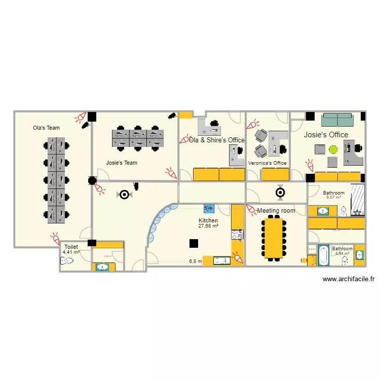 Dimco office building . Floor plan with Dimco office building . Floor plan with