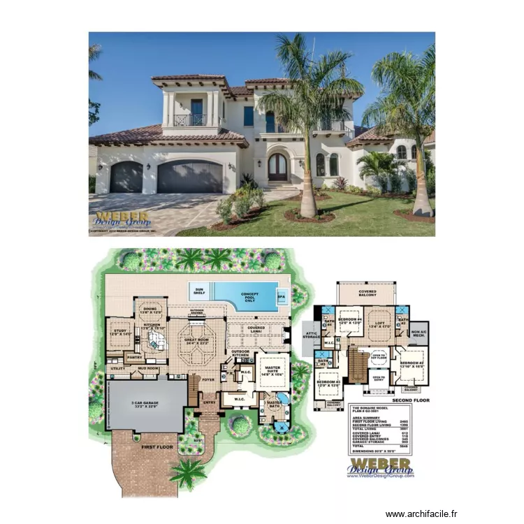 grande maison. Floor plan with 