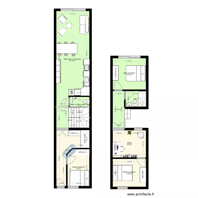 3 Ring Terrace_MVP2. Floor plan with 11  and 95 m²