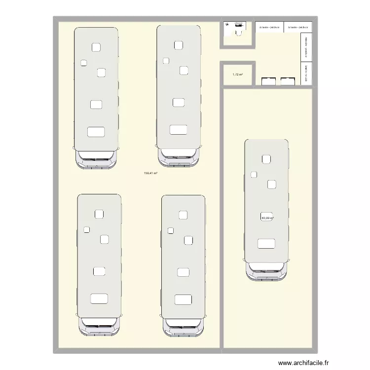 carroserie renault. Floor plan with 