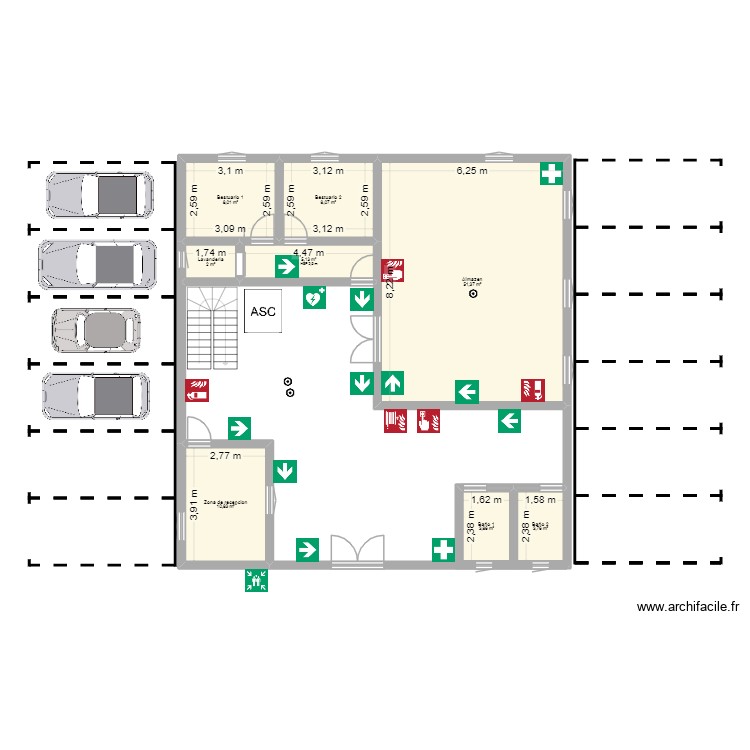 Planta baja. Floor plan with 0 room and 0 m2