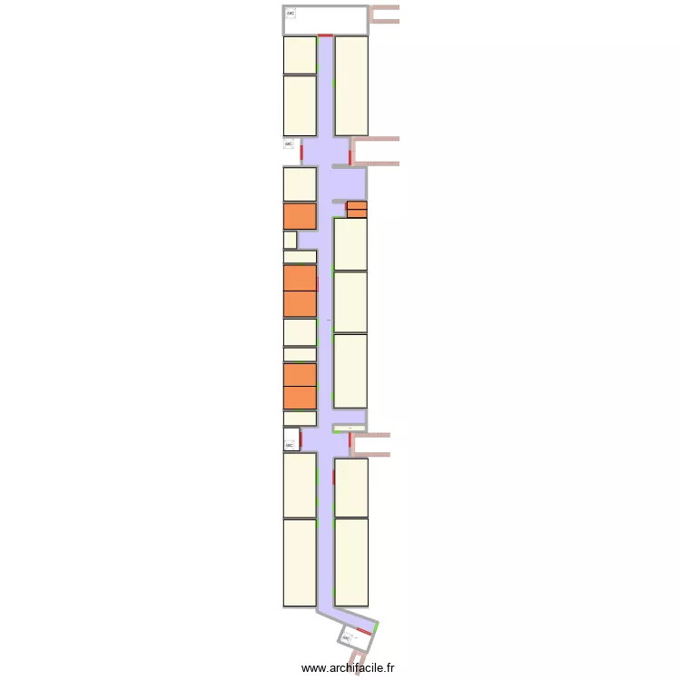 AB4-first_floor. Floor plan with 3 and 508 m² AB4-first_floor. Floor plan with 3 and 508 m²