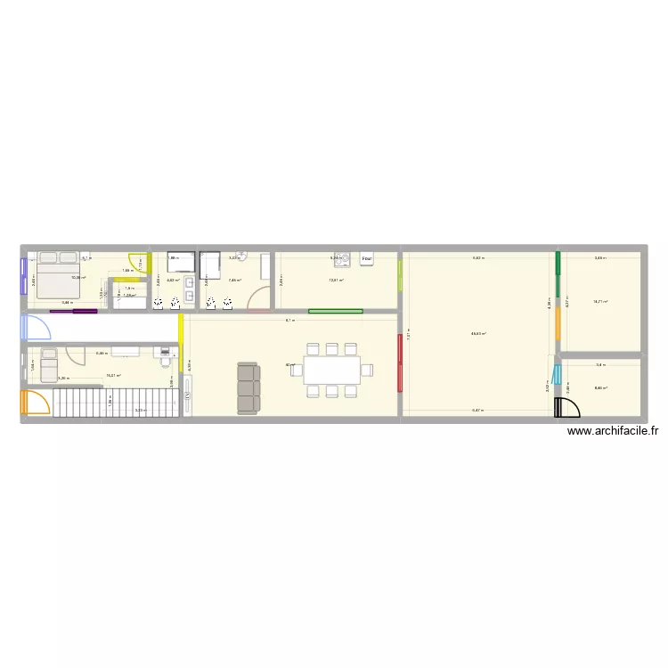 PB_001. Floor plan with 10 and 161 m² PB_001. Floor plan with 10 and 161 m²