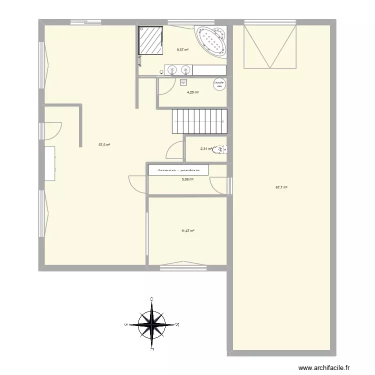 modif 1 rdc. Floor plan with 15 Rooms and 243 m² modif 1 rdc. Floor plan with 15 Rooms and 243 m²