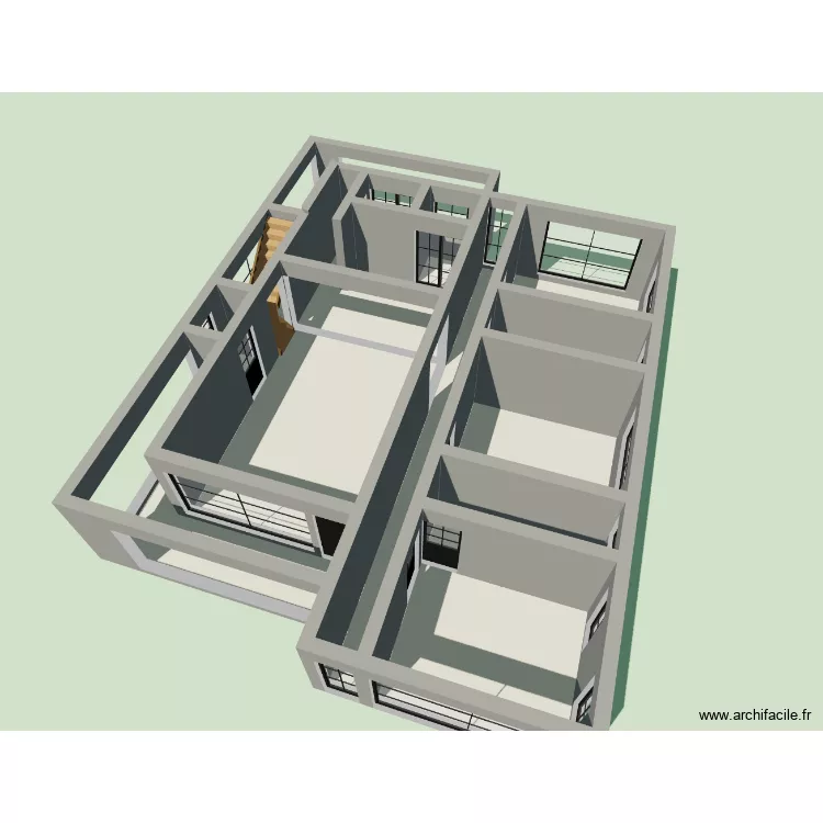 S.I T3. Floor plan with 14  and 106 m²