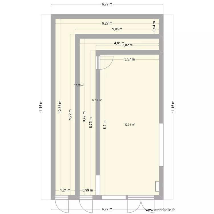 ELECTRICAL LAB. Floor plan with 3 and 60 m² ELECTRICAL LAB. Floor plan with 3 and 60 m²
