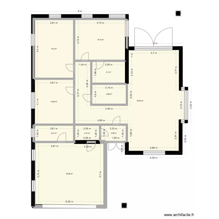 мі. Floor plan with 12  and 172 m²