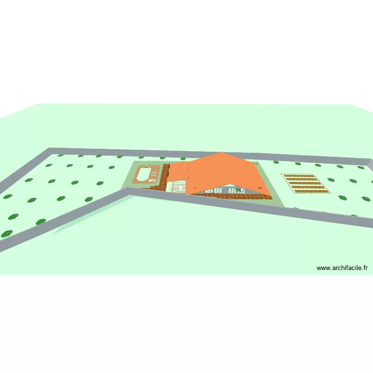 Casa Formil-C_Telhado. Floor plan with 13 and 182 m² Casa Formil-C_Telhado. Floor plan with 13 and 182 m²
