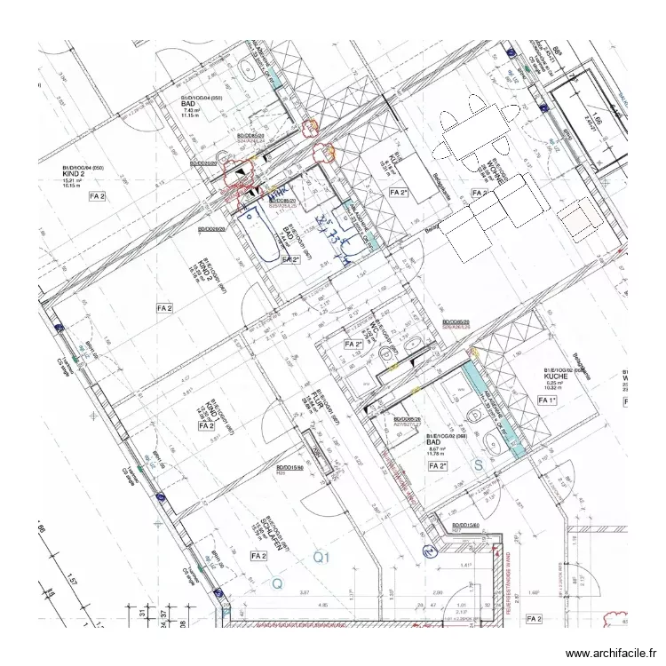 new house. Floor plan with 