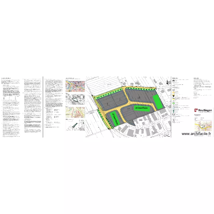 Reutlingen-Sickenhausen. Floor plan with Reutlingen-Sickenhausen. Floor plan with