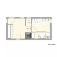 salle de bain et entrée