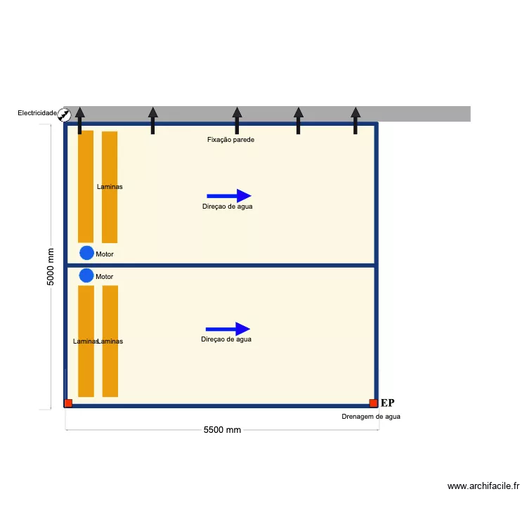 5000*6000 Sonia 2 module. Floor plan with 5000*6000 Sonia 2 module. Floor plan with