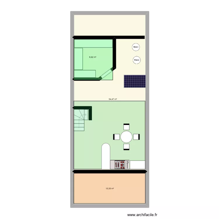 house new 1.2. Floor plan with 3 and 76 m² house new 1.2. Floor plan with 3 and 76 m²