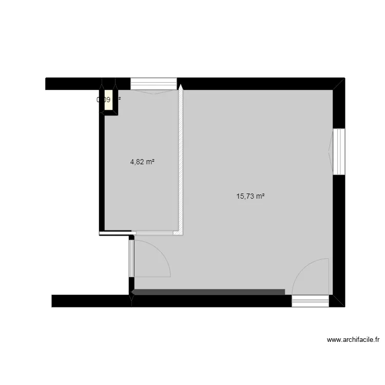 Noemi ( Cocina estado actual). Floor plan with 