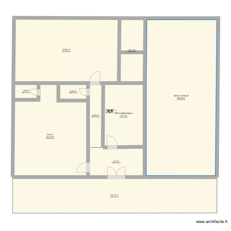 SPEA. Floor plan with 