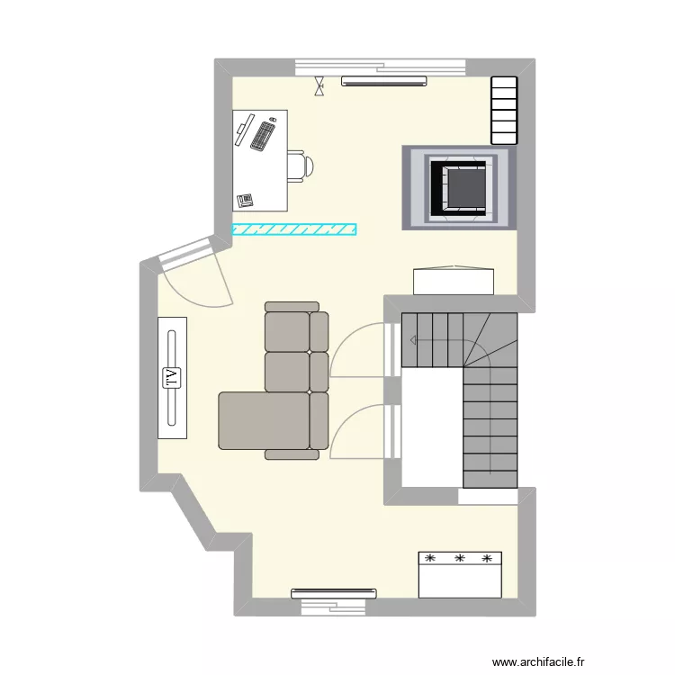 S-S. Floor plan with 1 and 30 m² S-S. Floor plan with 1 and 30 m²