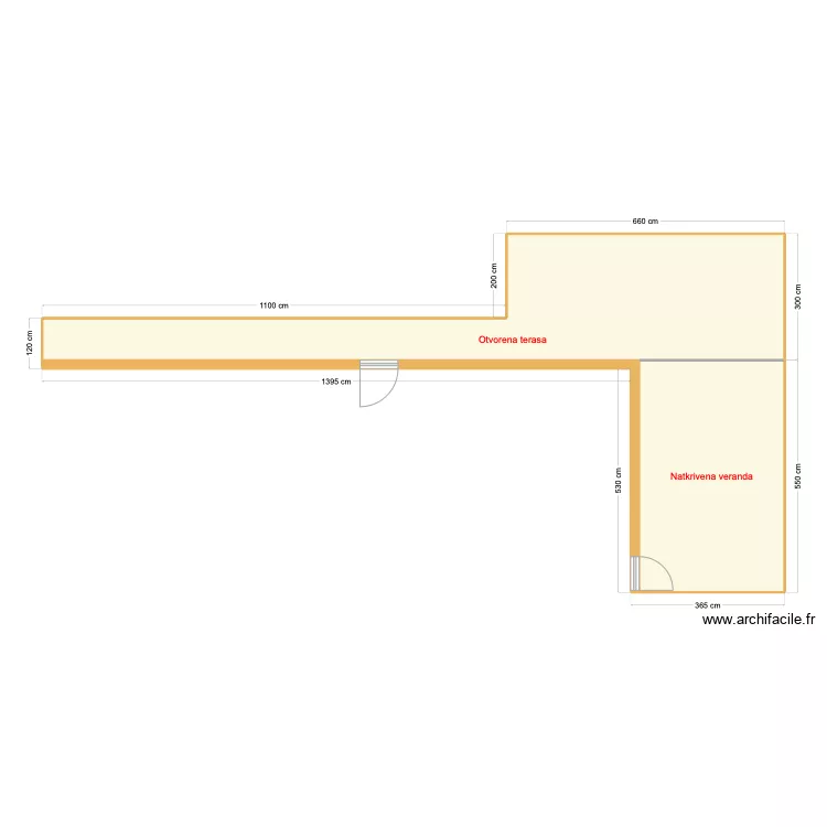 Urban-2-thick walls. Floor plan with 