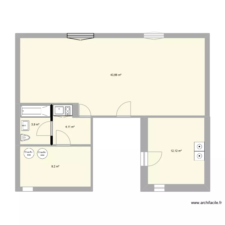 Basement5. Floor plan with 9 rooms and 134 m²