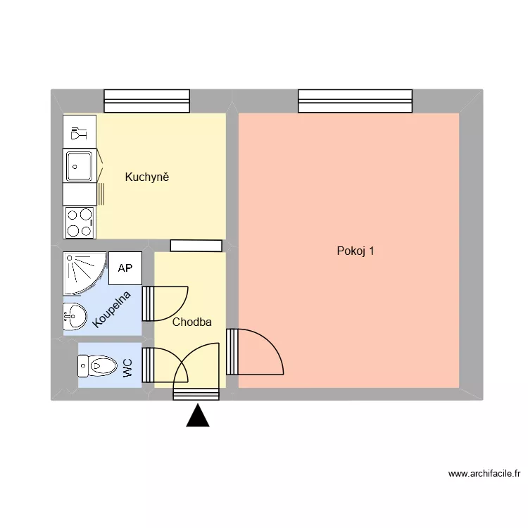 Mich&aacute;lkovick&aacute; 1776, byt 7. Floor plan with 10  and 153 m²
