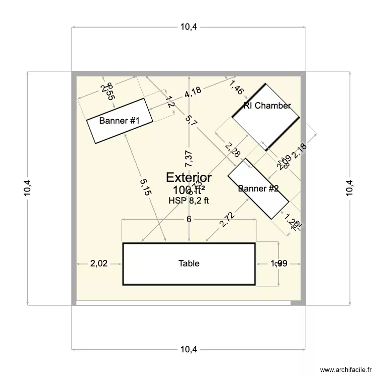 Droph Expo 25. Floor plan with 