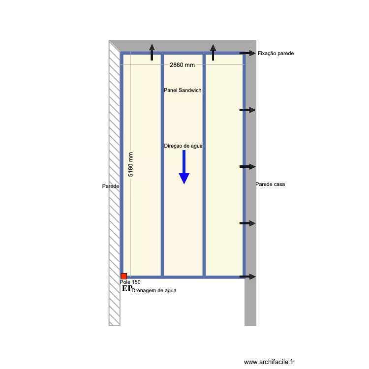 Bruno Rebelo. Floor plan with 