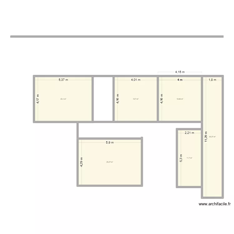 hanas1. Floor plan with 6  and 113 m²