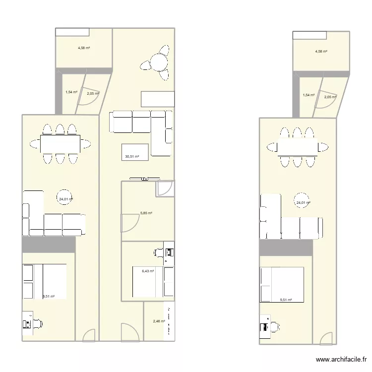 Alex 1. Floor plan with 