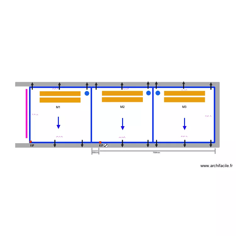Rauwers CASCAIS. Floor plan with Rauwers CASCAIS. Floor plan with