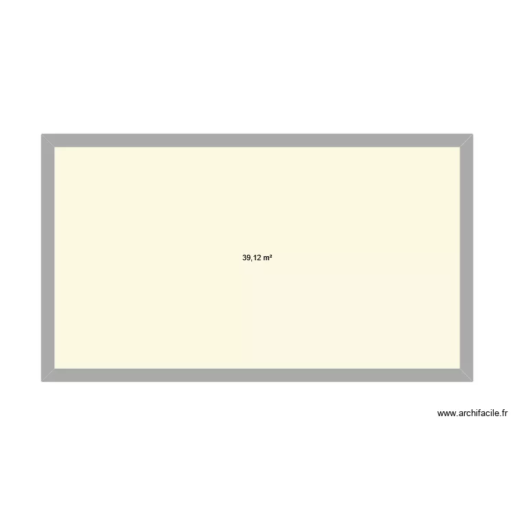 TEST 1. Floor plan with 1  and 39 m²