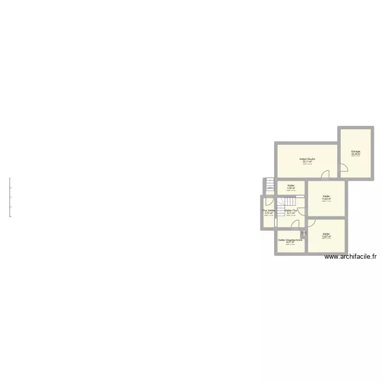 Tay Keller. Floor plan with 10  and 92 m²