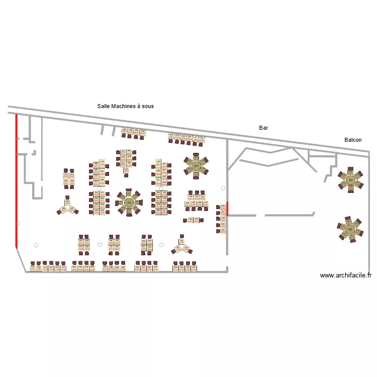 Plan phase Verticale. Floor plan with 1  and 2 m²