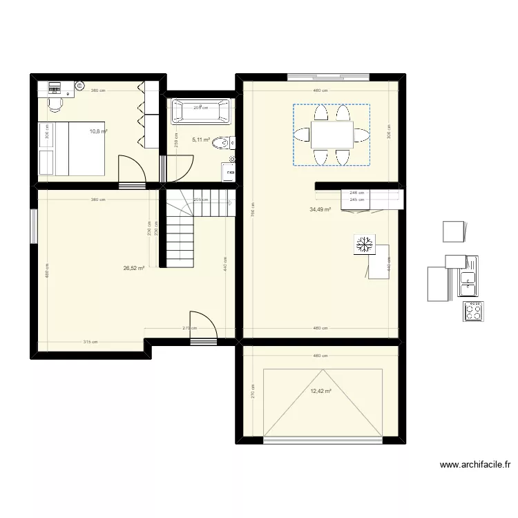vite fait 4. Floor plan with 