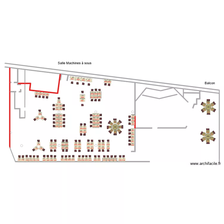 Plan au 16.06 Termin&eacute;. Floor plan with 2  and 32 m²