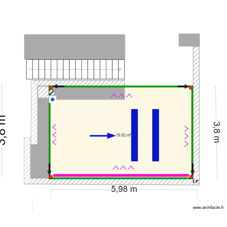 Pedro Gomes- Alvor. Floor plan with 