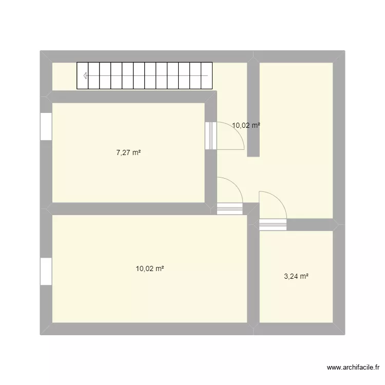 montreuil_1. Floor plan with 