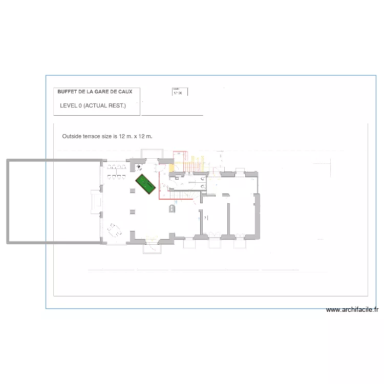 Buffet 2. Floor plan with 